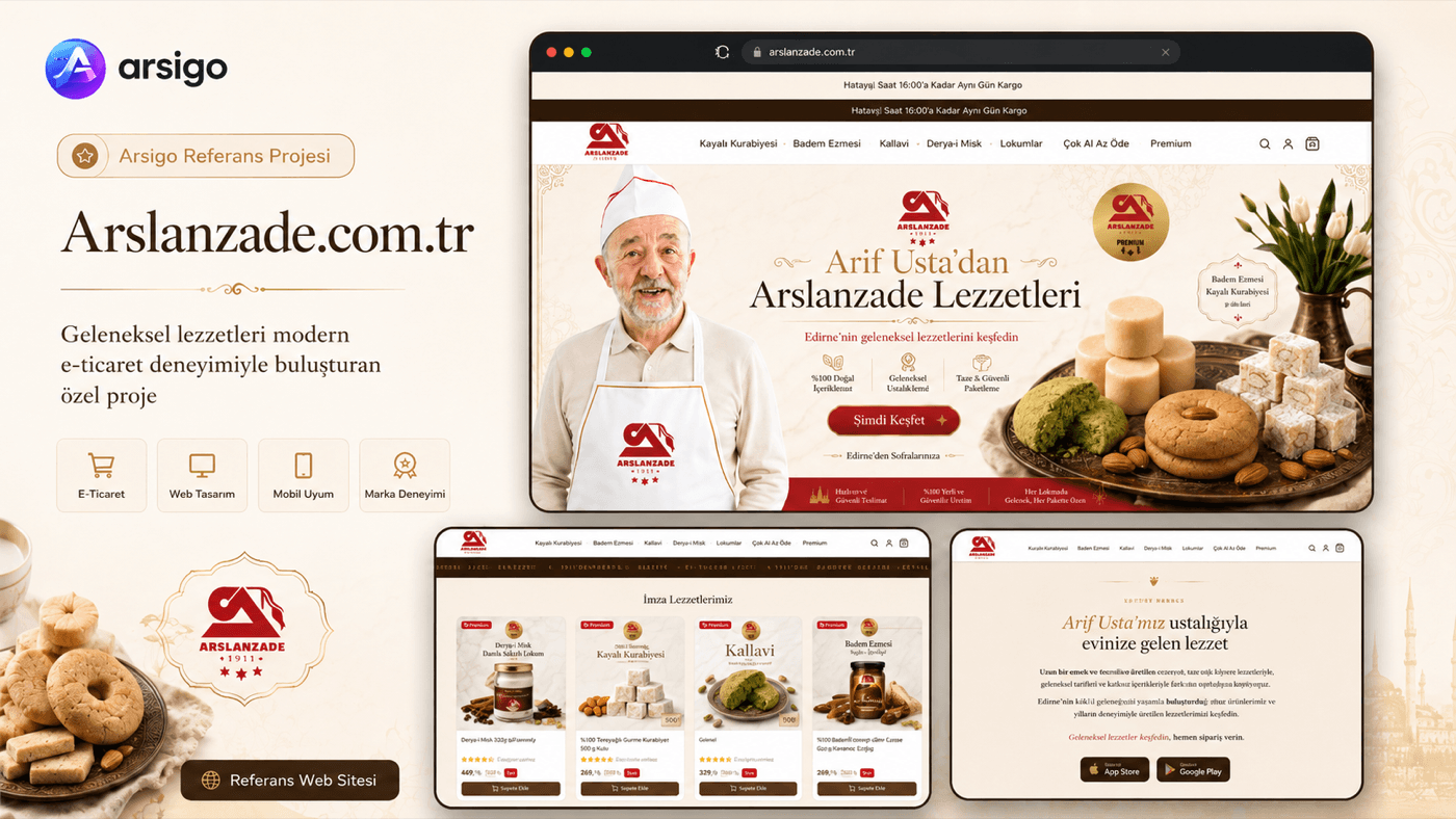 Arslanzade.com.tr, Arsigo referans projesi